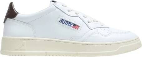 Autry Leren Patchwork Sneakers White Heren