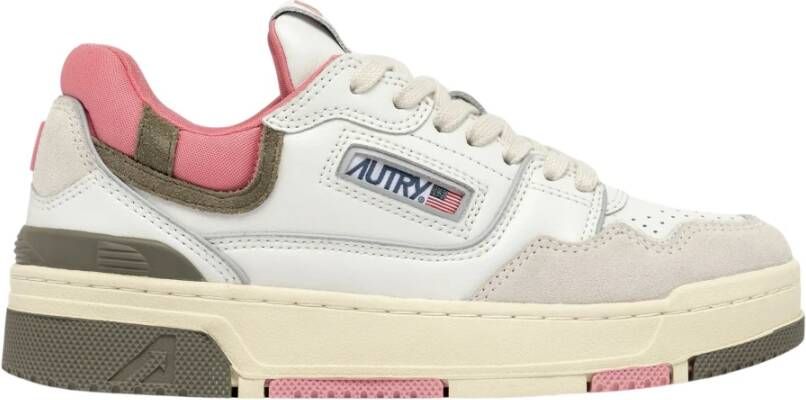 Autry Leren schoenen met rubberen zool White Dames