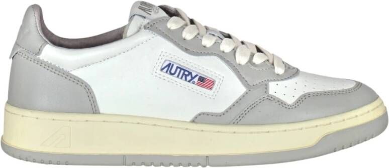 Autry Leren Sneakers met Geborduurd Logo Multicolor Dames