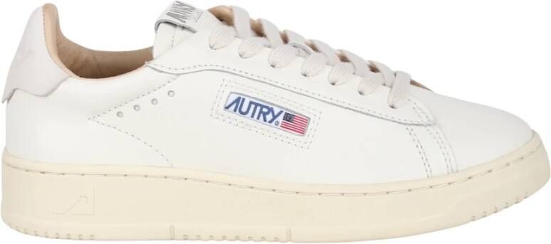 Autry Leren Sneakers met Logopatch White Dames