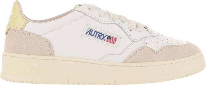 Autry Leren Sneakers met Suède Inzetstukken Multicolor Heren