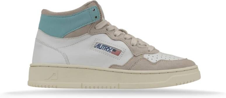 Autry Leren Vetersneakers voor Vrouwen Multicolor Dames