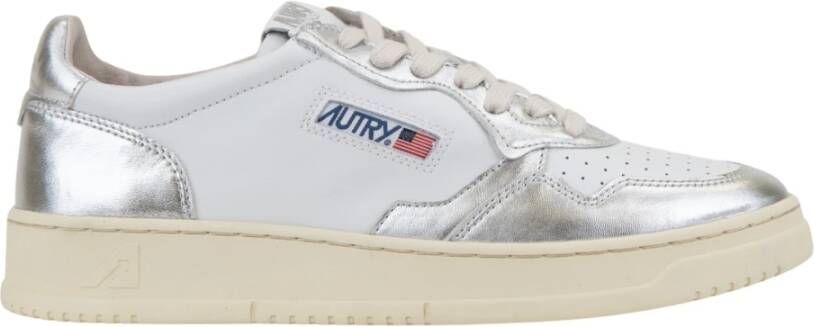 Autry Leren Vetersneakers White Heren