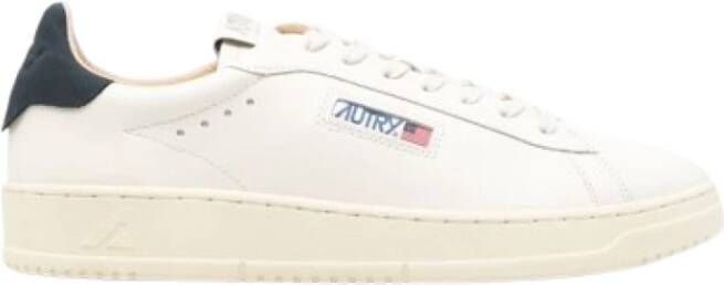 Autry Logo-appliqué leren sneakers White Heren