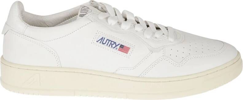 Autry Trendy Leren Sneakers voor Heren White Heren