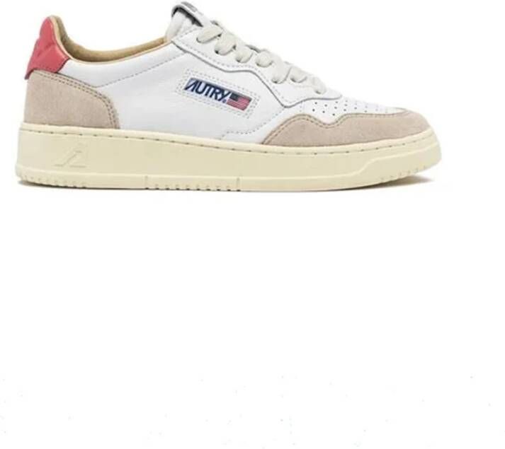 Autry Medalist Lage Leren Sneaker White Dames