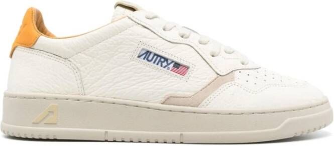 Autry Medalist Lage Leren Sneakers White Heren