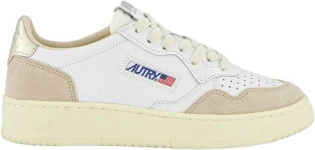 Autry Medalist Lage Sneakers Beige Dames