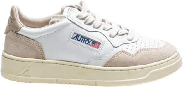 Autry Medalist Lage Sneakers Beige Dames