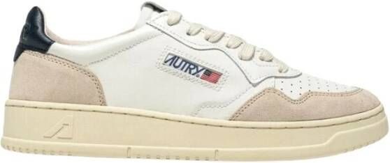 Autry "Witte Leren Sneakers & Schoudertas" Wit Heren