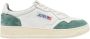 Autry Medalist Lage Sneakers Wit en Militair Groen Suède White Heren - Thumbnail 14