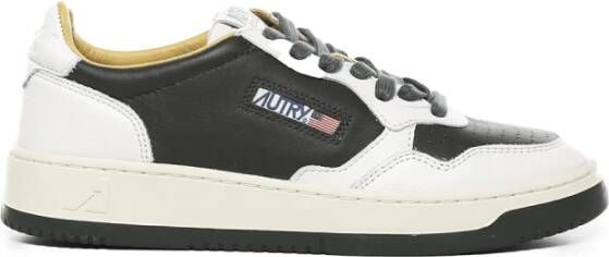 Autry Medalist Lage Sneakers Zwart Wit Green Heren