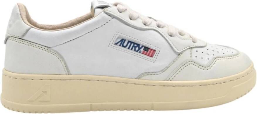 Autry Medalist Low Dames Sneakers Wit White Dames