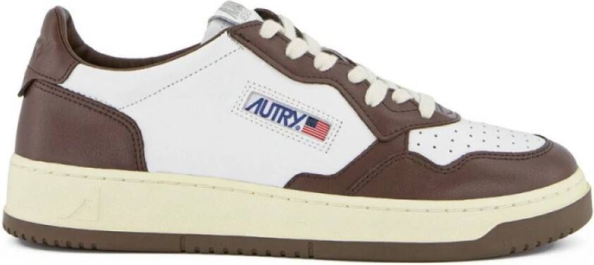 Autry Medalist Low Leren Sneakers White Dames