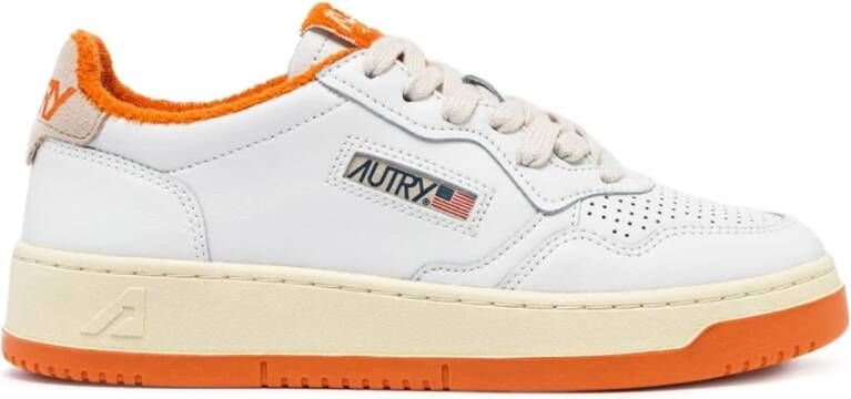 Autry Medalist Low Leren Sneakers White Dames