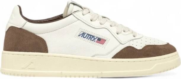 Autry Medalist Low Leren Sneakers White Heren