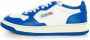 Autry Lage Leren Sneakers in Vintage Stijl Prins Blauw Multicolor Dames - Thumbnail 9