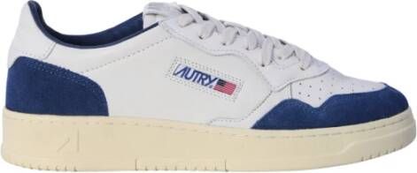 Autry Medalist Low Suede Sneakers White Heren