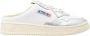 Autry Witte Leren Color Block Platte Schoenen White Dames - Thumbnail 1