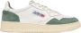 Autry Medalist Lage Sneakers Wit en Militair Groen Suède White Heren - Thumbnail 10