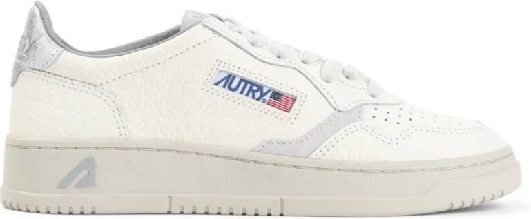 Autry Metallic Sneakers voor Vrouwen White Dames