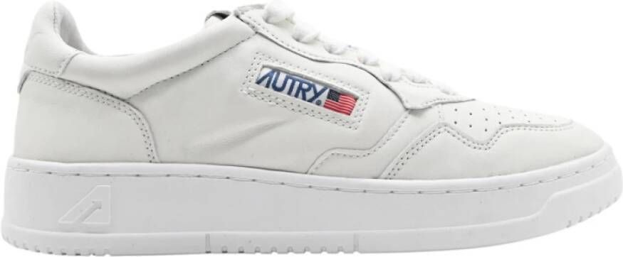 Autry Moderne Sneakers van Suède in Wit White Dames