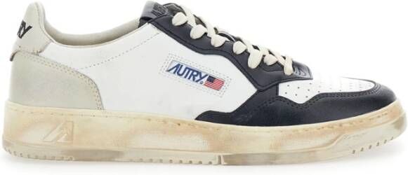 Autry Multicolor Sneakers Vintage Stijl Vetersluiting Multicolor Heren