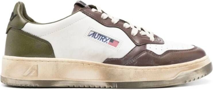 Autry MultiColour Sneakers met Distressed Finish Multicolor Heren