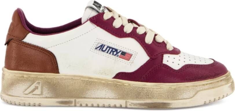 Autry Multikleur Platte Schoenen Klassieke '80s Spirit Multicolor Dames