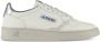 Autry Vintage-geïnspireerde leren sneaker in zilver wit White Dames - Thumbnail 1