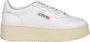 Autry Platform Sneakers in Koeienhuid Leer White Dames - Thumbnail 1