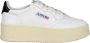 Autry Platform Sneakers met Geborduurd Label White Dames - Thumbnail 1