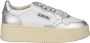 Autry Platform Sneakers met Metallic Back Patch White Dames - Thumbnail 1