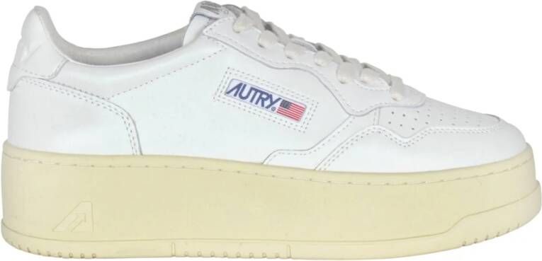 Autry Platform Sneakers Stijlvol en Trendy White Dames