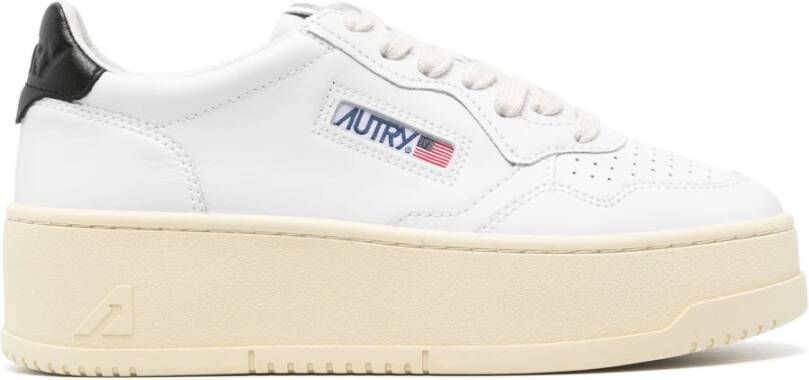 Autry Platform Tennisschoen White Dames