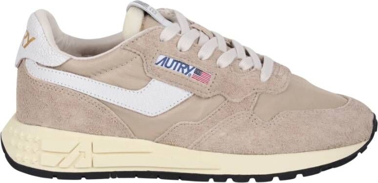 Autry Reelwind Lage Sneakers Beige Dames