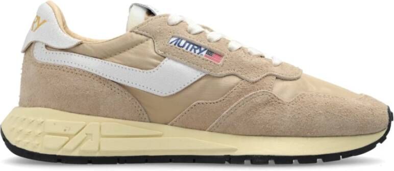 Autry Reelwind Lage Sneakers Beige Dames