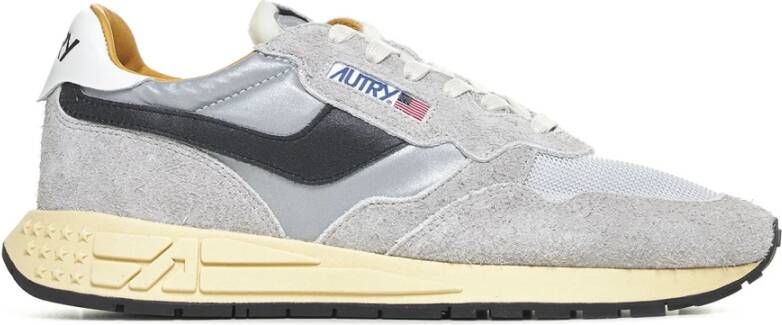 Autry Reelwind Lage Sneakers in Zilver Gray Heren