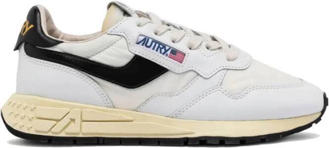 Autry Reelwind Low Man Wit Zwart Sneakers White Heren