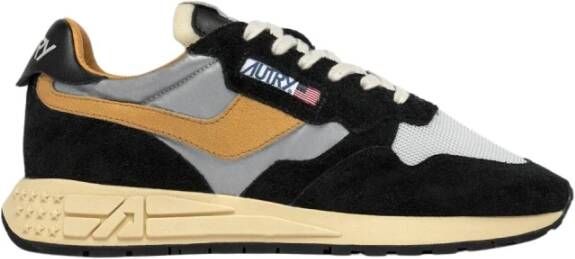 Autry Reelwind Low Suede Nylon Sneakers Multicolor Heren