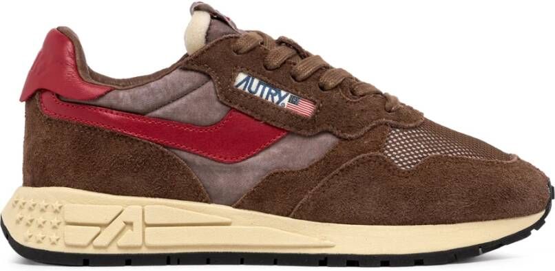 Autry Reelwind Sneakers Brown Dames