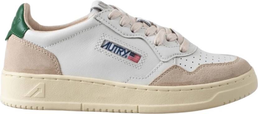 Autry Retro 80's Stijl Witte Sneakers White Dames