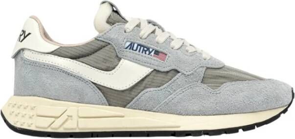 Autry Retro-Dynamische Reelwind Lage Sneakers Gray Heren