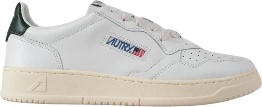 Autry Retro-geïnspireerde Medalist Leren Sneakers White Heren