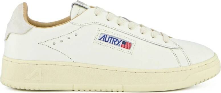 Autry Retro High Top Leren Sneaker White Heren