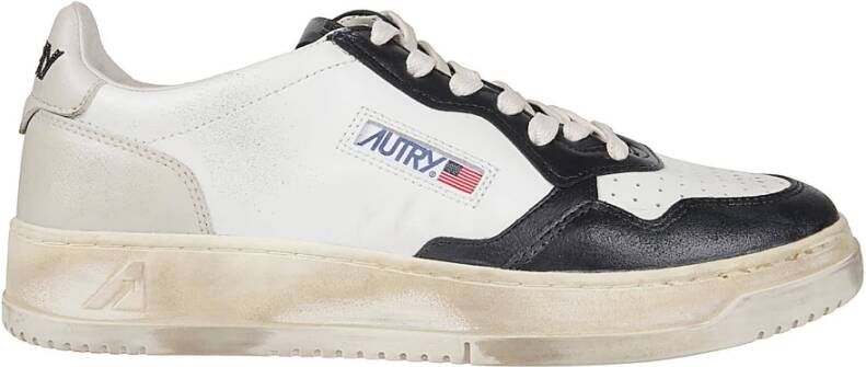 Autry Retro Lage Sneakers White Heren