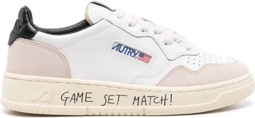 Autry Retro Tennis Sneakers Medalist White Dames