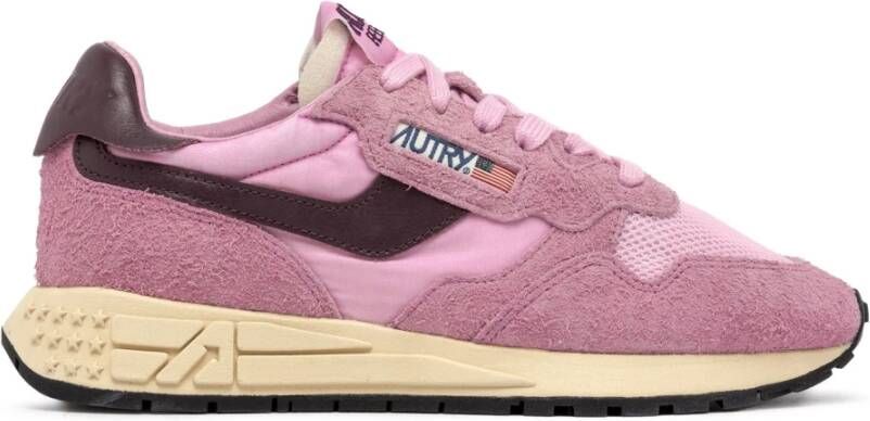 Autry Roze Reelwind Hardloopschoenen Pink Dames