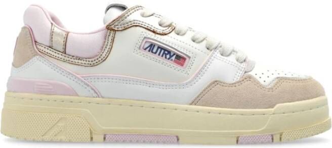 Autry Multicolor Lage Top Sneakers met Geperforeerde Neus Multicolor Dames