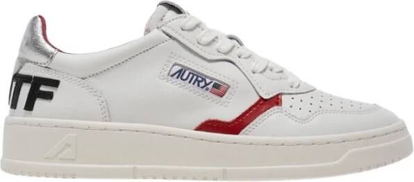 Autry Samenwerking Vintage Stijl Sneakers White Heren